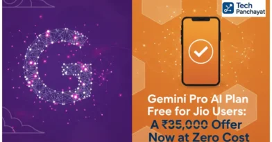 Google Gemini Pro AI Plan Free Blog Banner -TechPanchayat