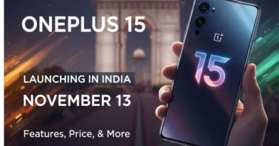 OnePlus 15 to Launch in India on November 13: Features, Price, and More