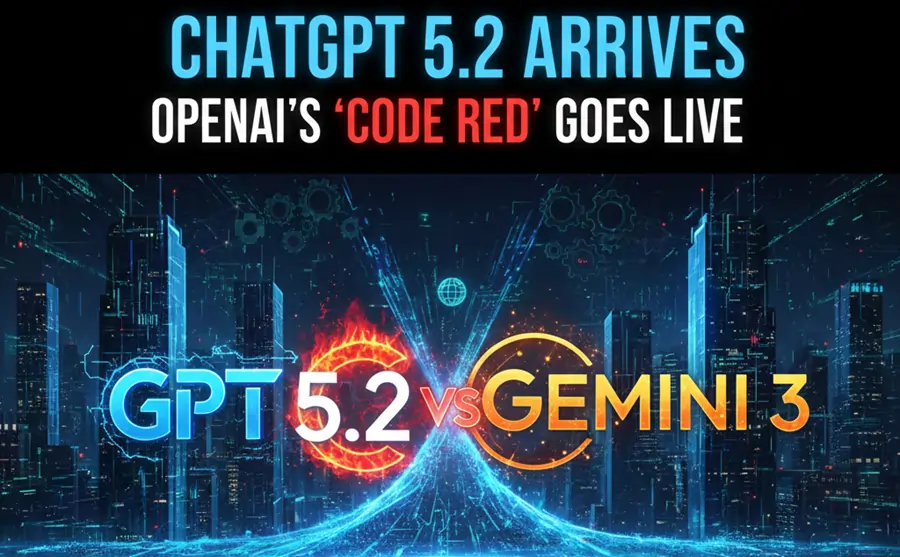 ChatGPT 5.2 launched banner image
